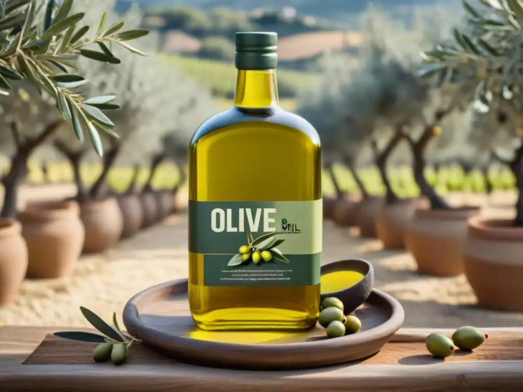 Producción de aceite de oliva tradicional en un hermoso olivar italiano, con recolección manual de olivas y prensa de piedra