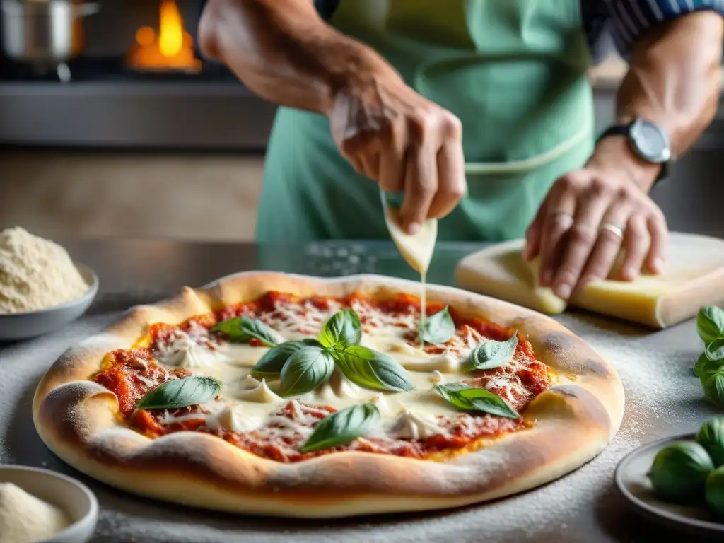 Gabriele Bonci moldea con arte su visión visionaria de la pizza, capturando texturas y colores vibrantes en alta definición