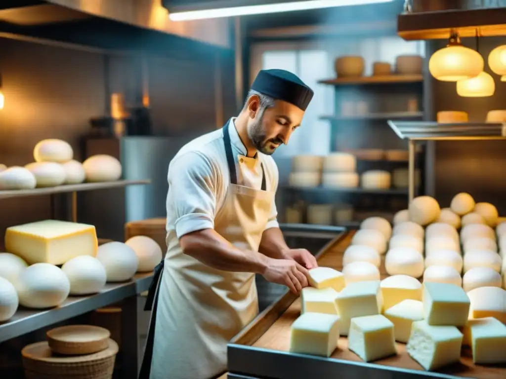 Artesanos italianos crean mozzarella mientras mercado asiático vende tofu