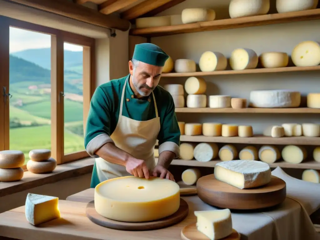 Artesanos de queso Asiago: tradición y maestría en Italia Artesanos del queso Asiago en Italia, transmitiendo siglos de tradición con cuidado y precisión