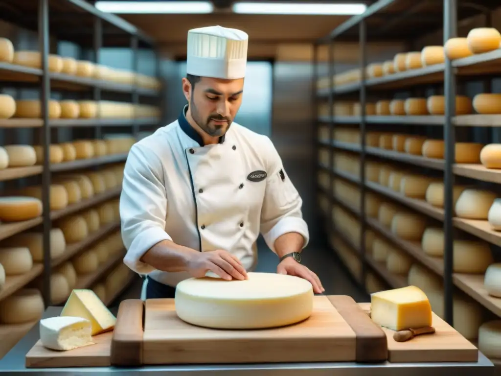 Artífices italianos y chefs asiáticos fusionan técnicas en taller de quesos y tofu