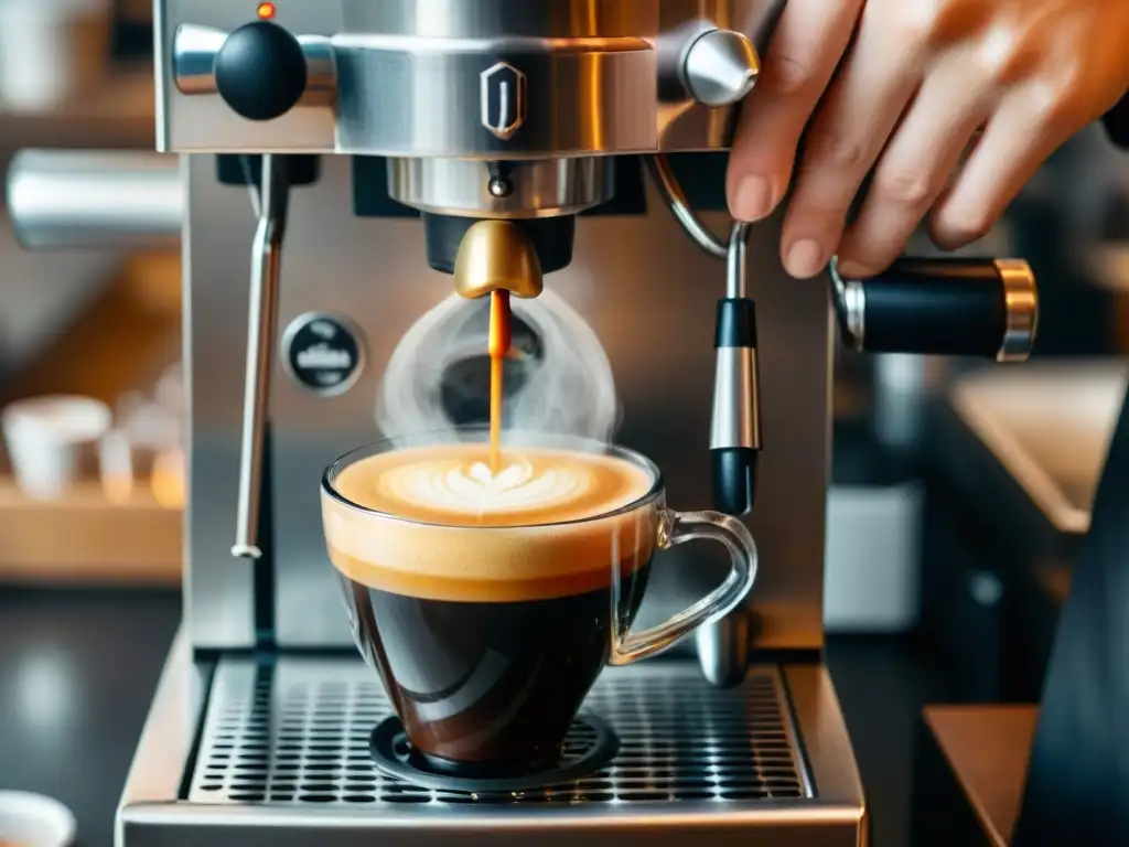 Un barista experto desmitiendo creencias con un espresso perfecto