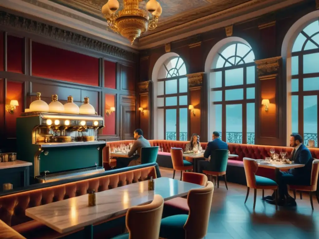 Un café histórico italiano menos conocido, con arquitectura ornamental y ambiente sofisticado