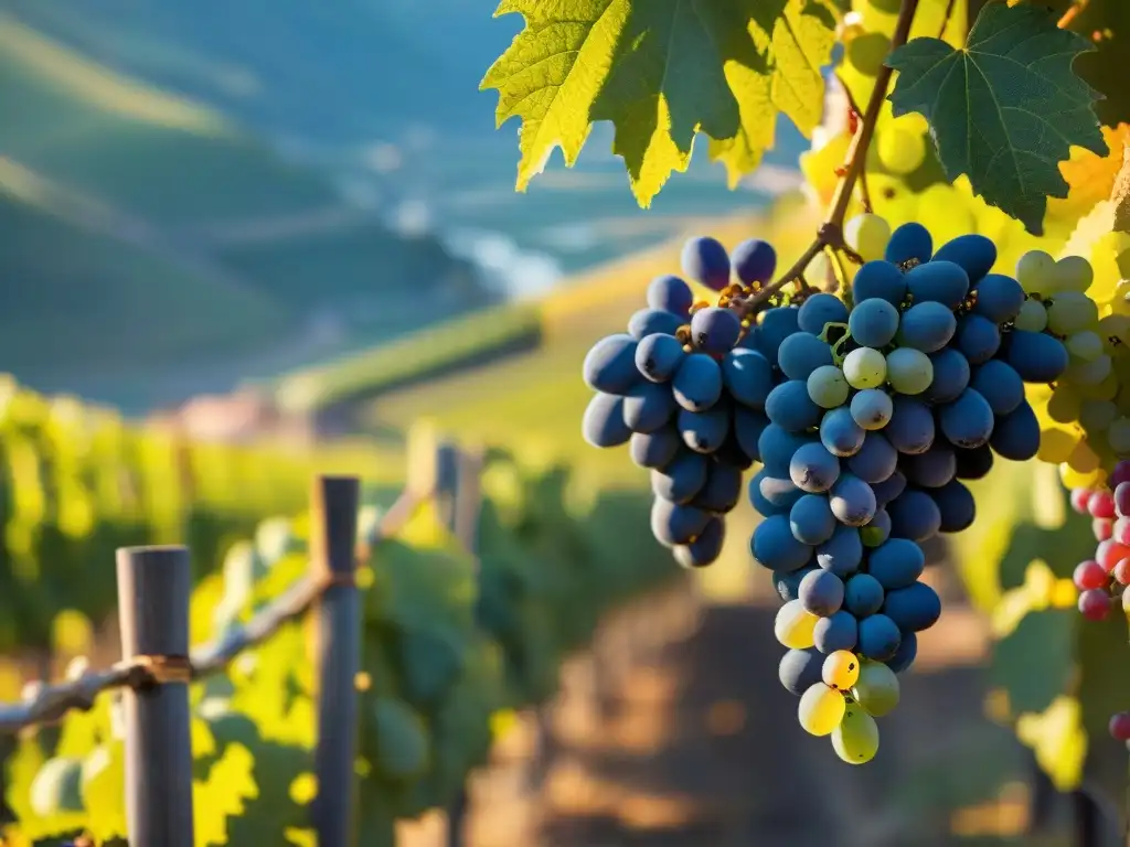 Campesinos italianos cosechando uvas Chardonnay en viñedos de Lombardía