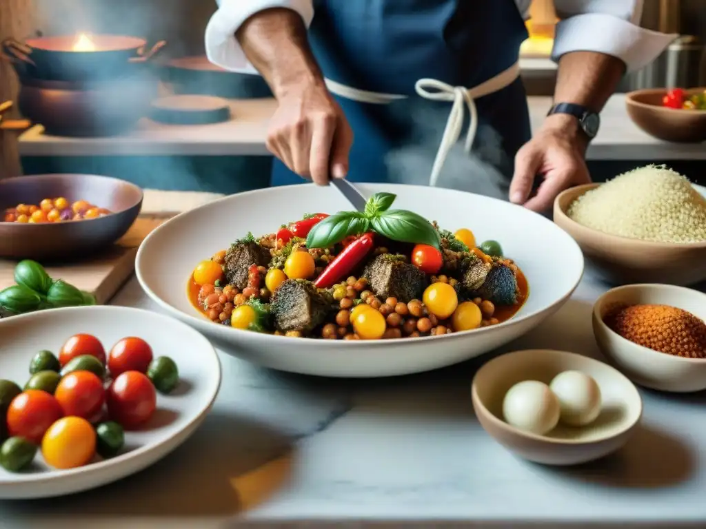 Un chef fusiona tradición e innovación en una cocina moderna Calabria picante