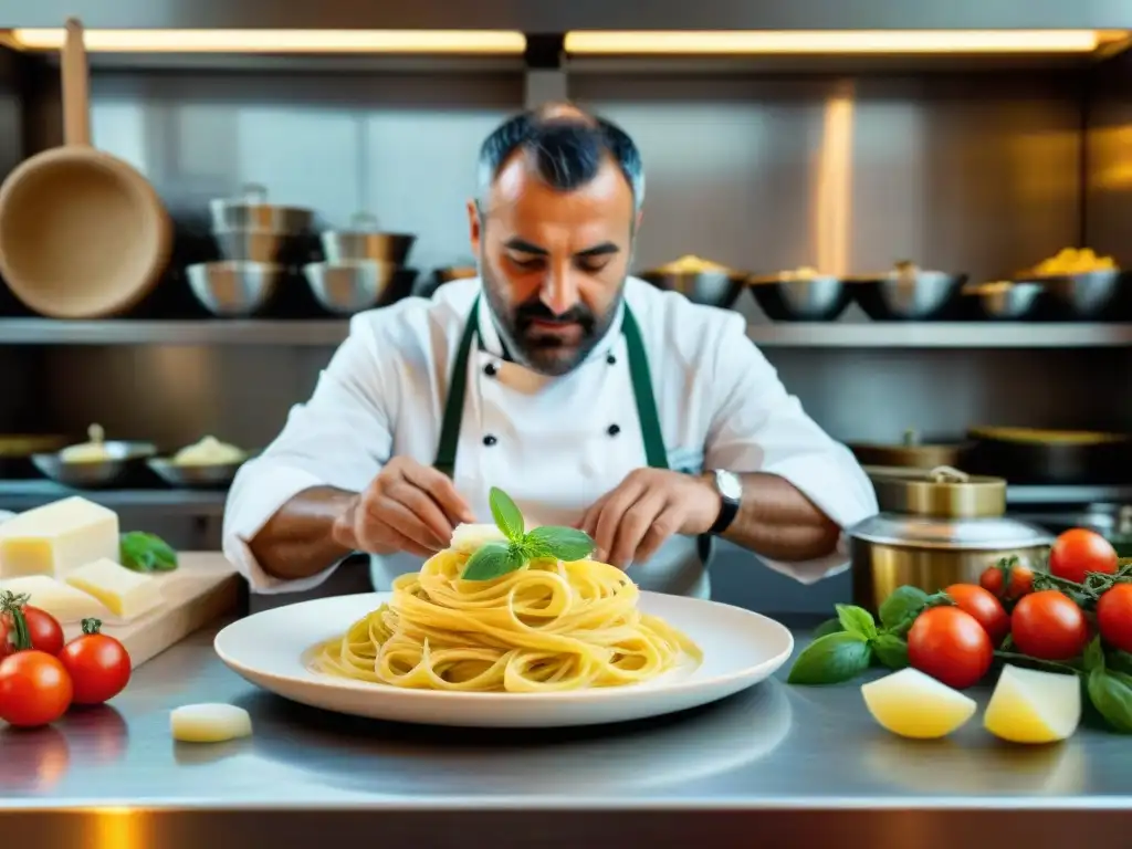 Un chef crea Culurgiones en una cocina tradicional de Cerdeña, resaltando la riqueza culinaria de la isla