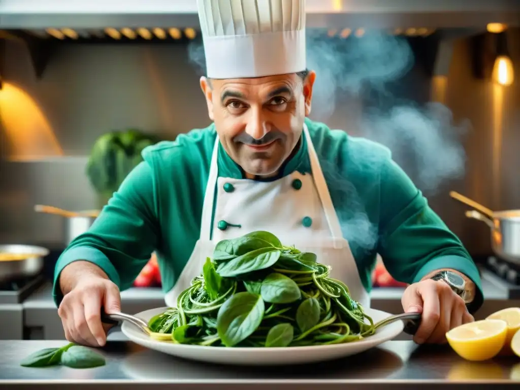 Un chef italiano reinventa la comida rápida italiana con fettuccine de espinacas