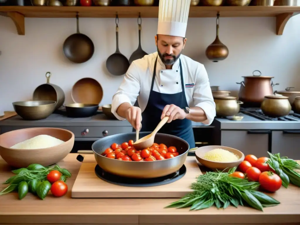 Un chef fusiona técnicas culinarias italianas y eslovenas en una cocina tradicional de Friuli