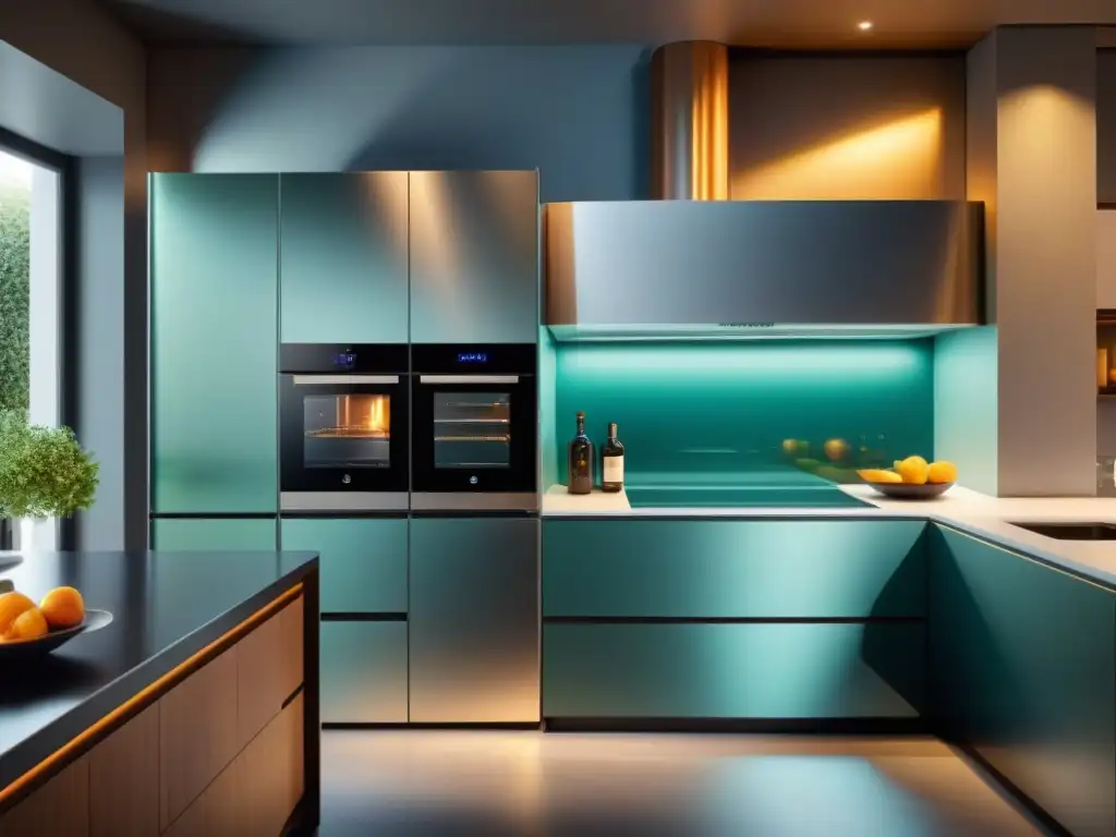 Una cocina italiana moderna con electrodomésticos revolucionando la tradición culinaria