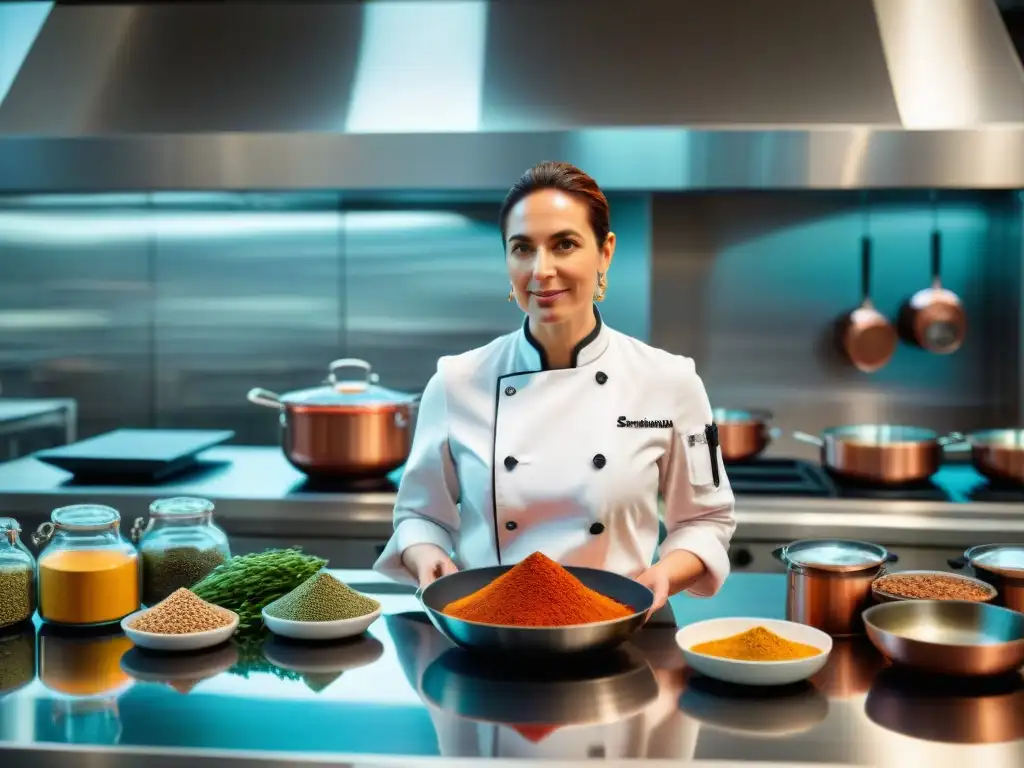 Innovación en cocina italiana tendencias: Chef Cristina Bowerman lidera equipo en cocina moderna y dinámica