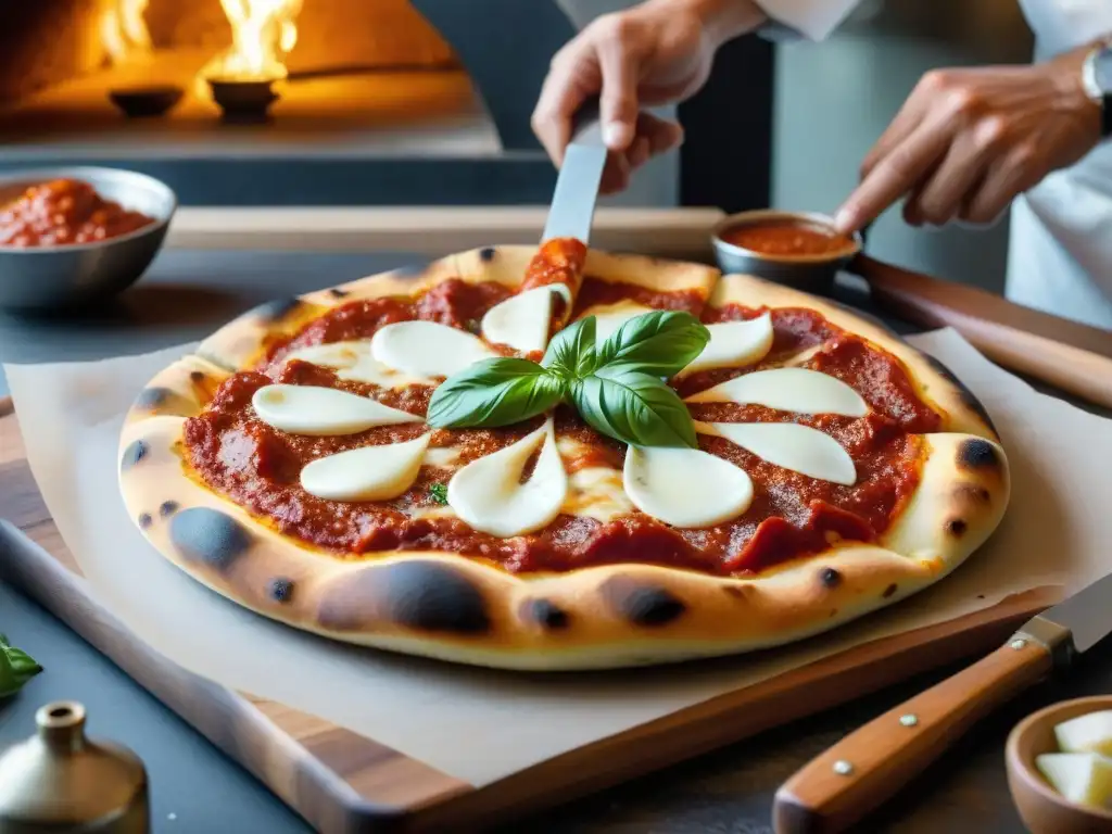 La transformación de comida rápida italiana en gourmet: la pizza tradicional se convierte en una obra de arte culinaria