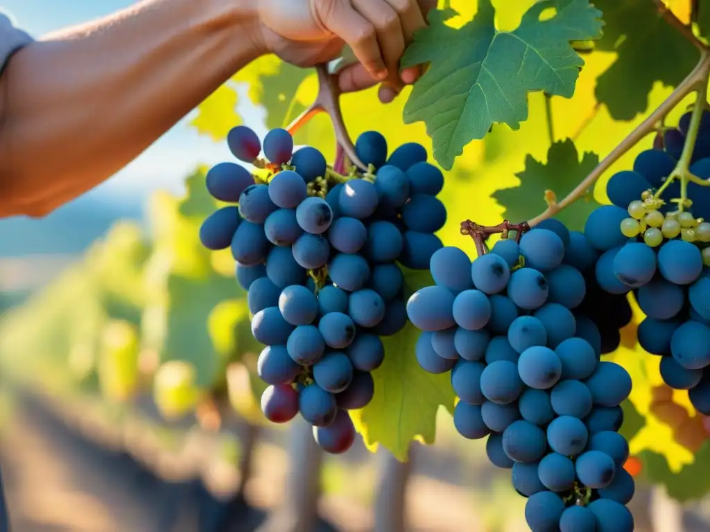Cosecha de uvas en Italia: comunidad vibrante bajo el sol mediterráneo Una comunidad diversa cosecha uvas italianas bajo el sol mediterráneo, mostrando su vitalidad y los beneficios antioxidantes de las uvas