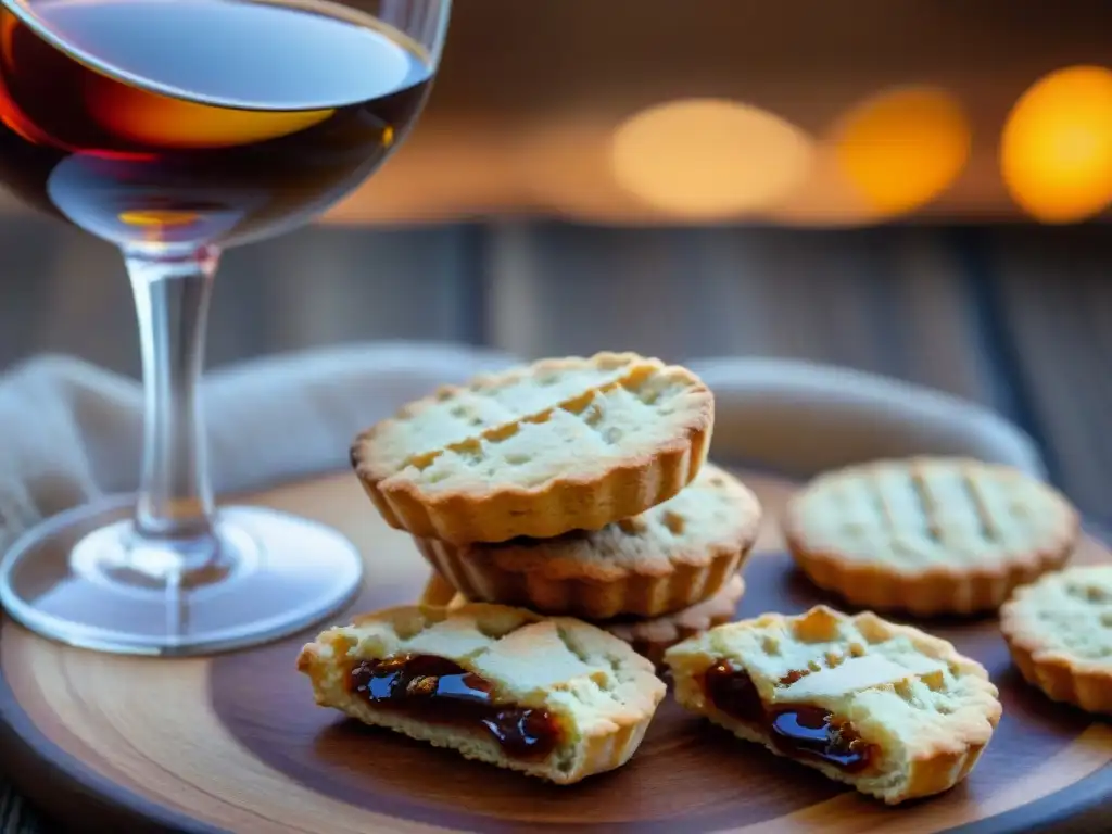 Delicado cantucci toscano sumergido en Vin Santo, evocando la esencia de postres de cocina italiana