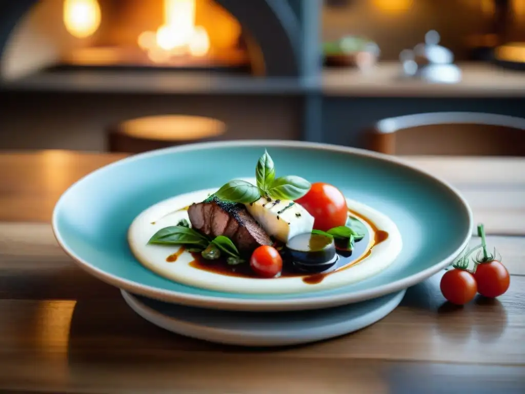 Una deliciosa fusión de sabores en un encantador restaurante italiano en el norte de Italia