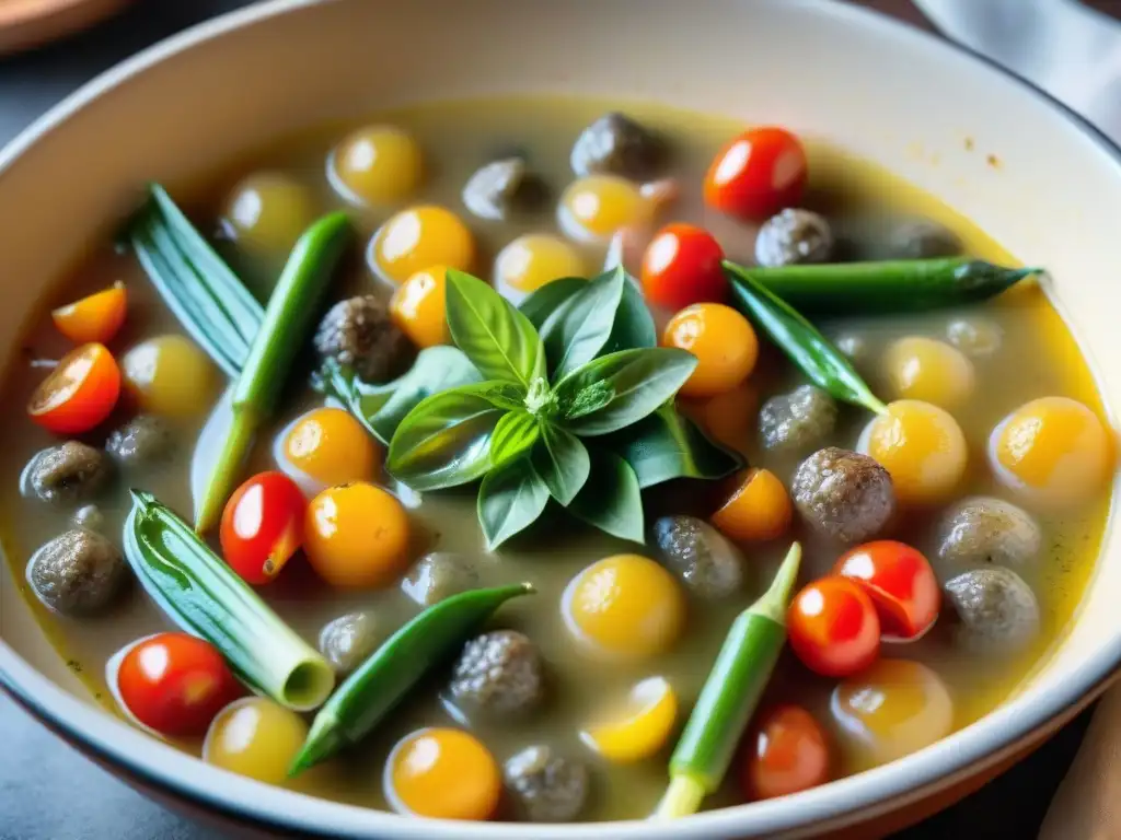 Deliciosa receta tradicional Bagna Càuda con vegetales frescos, en una atmósfera cálida y auténtica