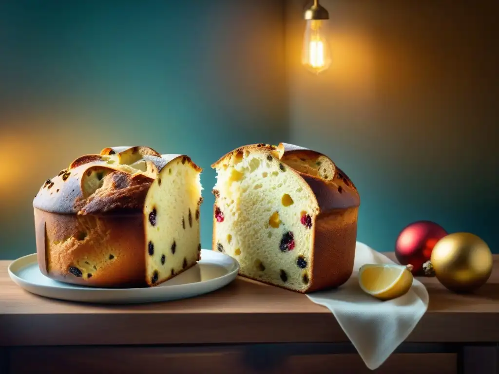 Detalle evolutivo histórico de la panettone desde un simple pan milanés hasta el icónico postre navideño actual