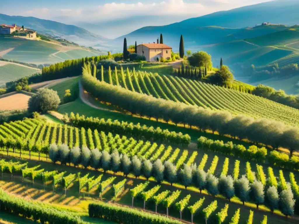 Un día perfecto de estancias en viñedos, disfrutando de la gastronomía italiana bajo el cálido sol toscano