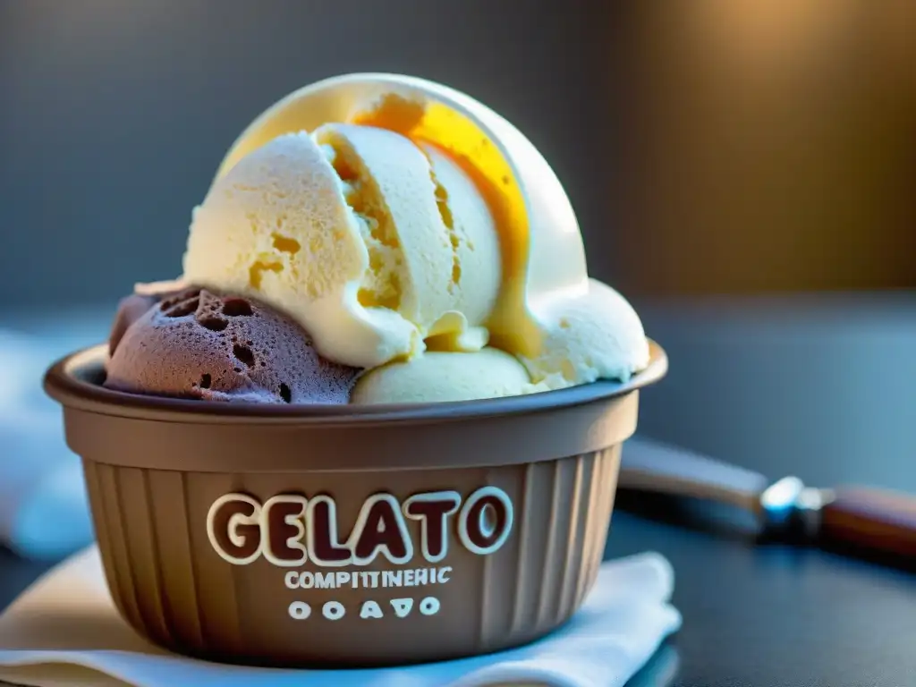 Deléitate con las diferencias entre gelato italiano y helado tradicional en esta imagen detallada