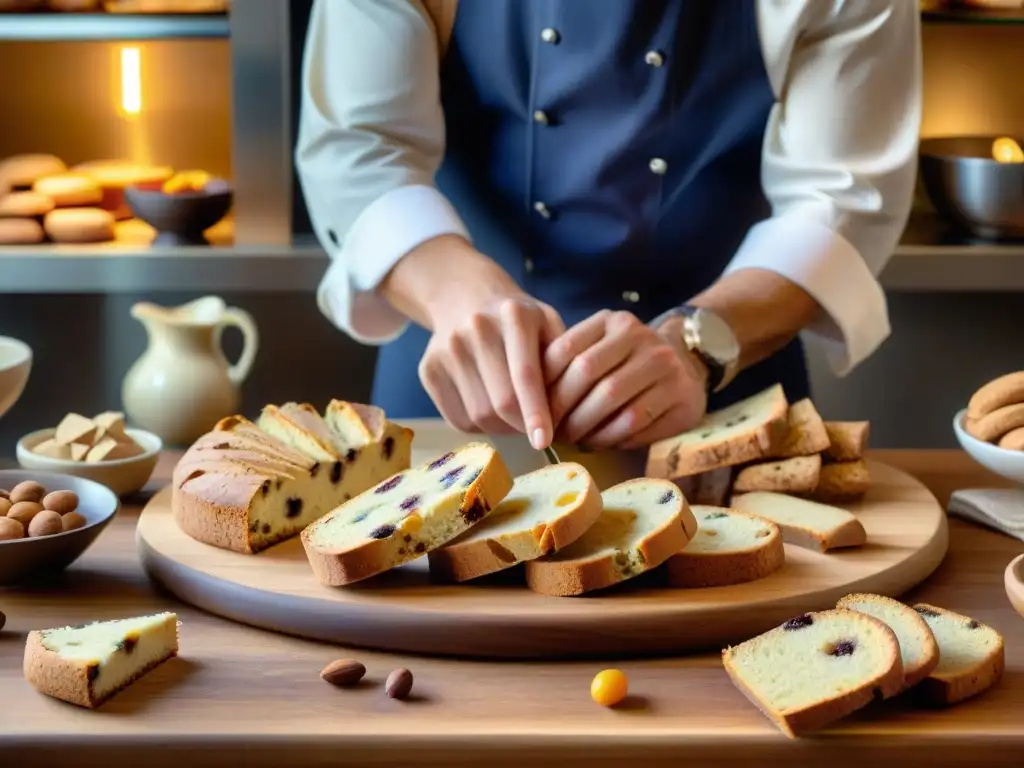 Elaboración artesanal de biscotti en panadería con Orígenes y recetas de biscotti