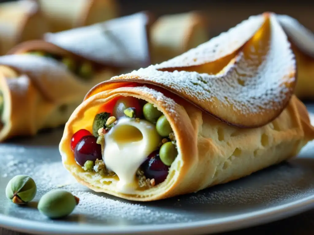 Disfruta de la elaboración de dulces sicilianos tradicionales para degustar en una pastelería bulliciosa