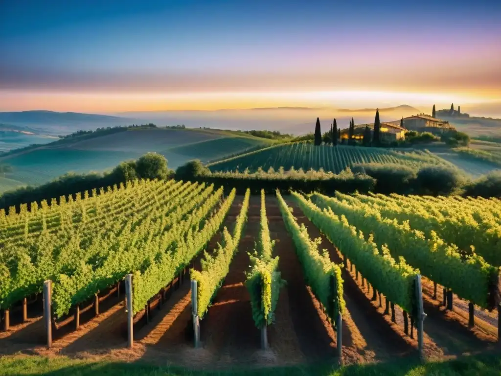 Un evento vinícola nocturno en Italia: viñedo iluminado bajo las estrellas, gente disfrutando de vinos italianos