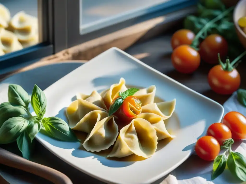 Nonna experta en cocina italiana tradicional Piemonte preparando agnolotti a mano en cocina rústica con ingredientes frescos