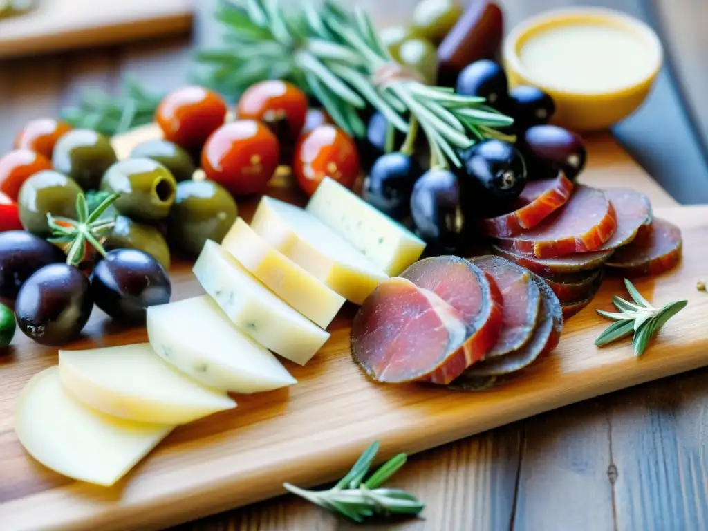 Exquisito maridaje de hierbas italianas en un plato vibrante y detallado