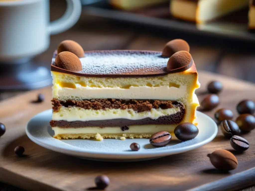 Un exquisito tiramisú italiano, evolución culinaria en Italia