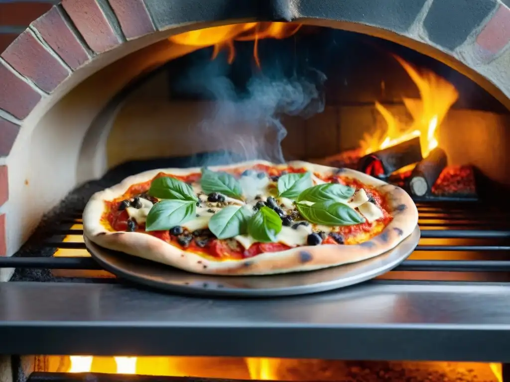 Un festín visual: Platos inspirados en pizza tradicional toman vida en horno de leña