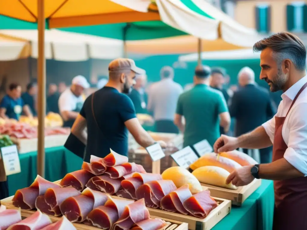 Festival Prosciutto di Parma 2021: Mercado italiano bullicioso con delicias culinarias y comunidad festiva