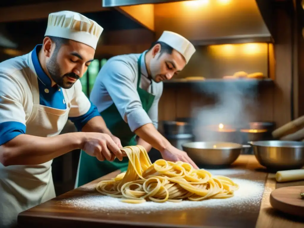 Los hermanos Alajmo crean pasta artesanal en su restaurante italiano familiar