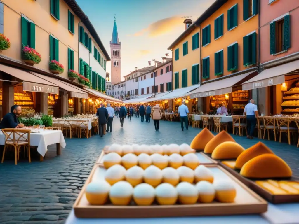 Descubre la historia del tiramisú auténtico en las bulliciosas calles de Treviso, Italia