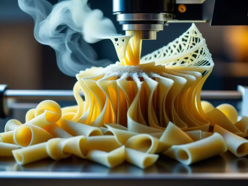 Una impresionante fusión de tecnología y tradición italiana: impresión 3D de pasta en formas intrincadas