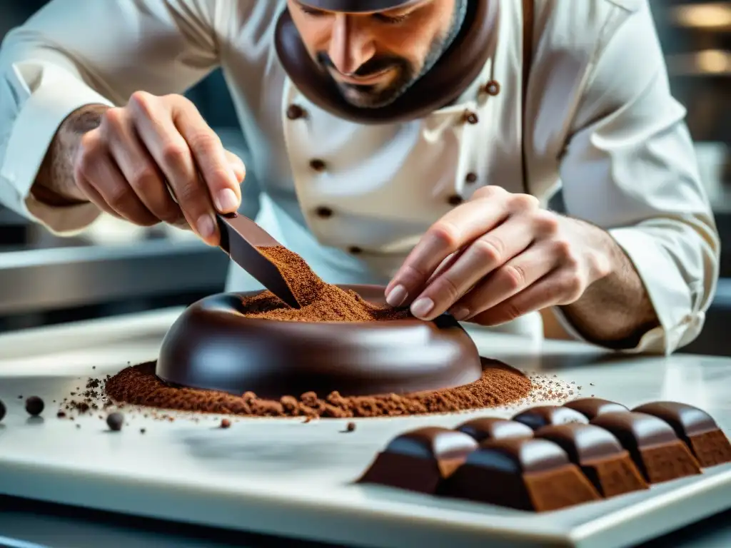 Un maestro chocolatero en Italia reinventa técnicas con 'Chocolates italianos reinventados tendencias'