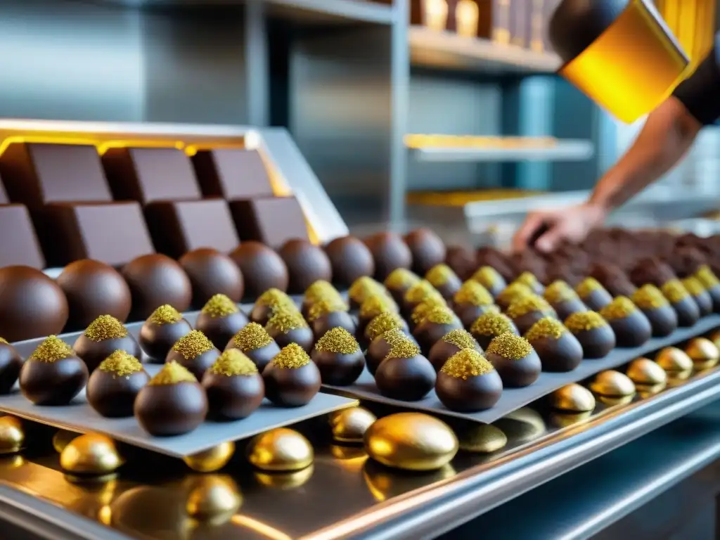 Un maestro chocolatero crea trufas de lujo italianas reinventadas tendencias