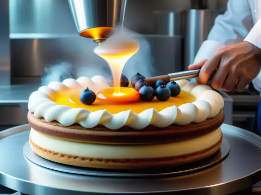 El maestro Iginio Massari revoluciona la cocina italiana con su arte en un exquisito postre multicapa