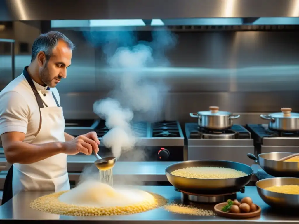 Maestros italianos revelan secretos risotto perfecto en cocina tradicional