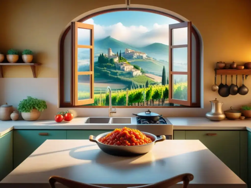 Una mesa de cocina italiana con ricos carbohidratos para mejorar digestión