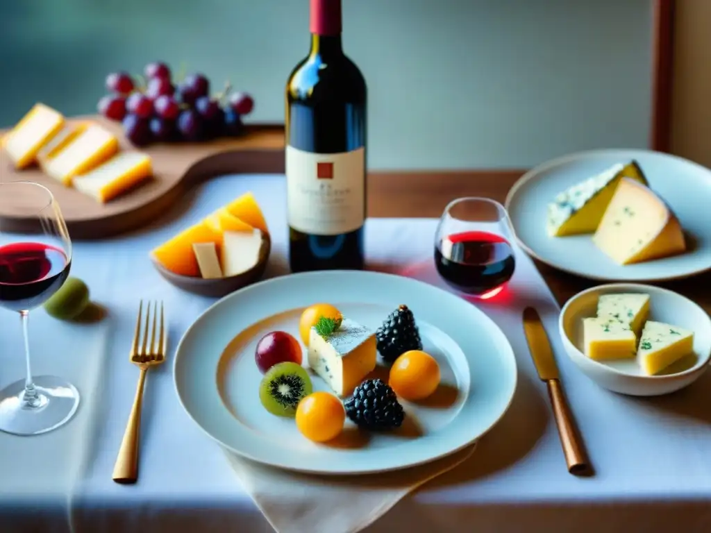 Una mesa elegante con copas de vino Greco di Tufo y exquisitos maridajes innovadores