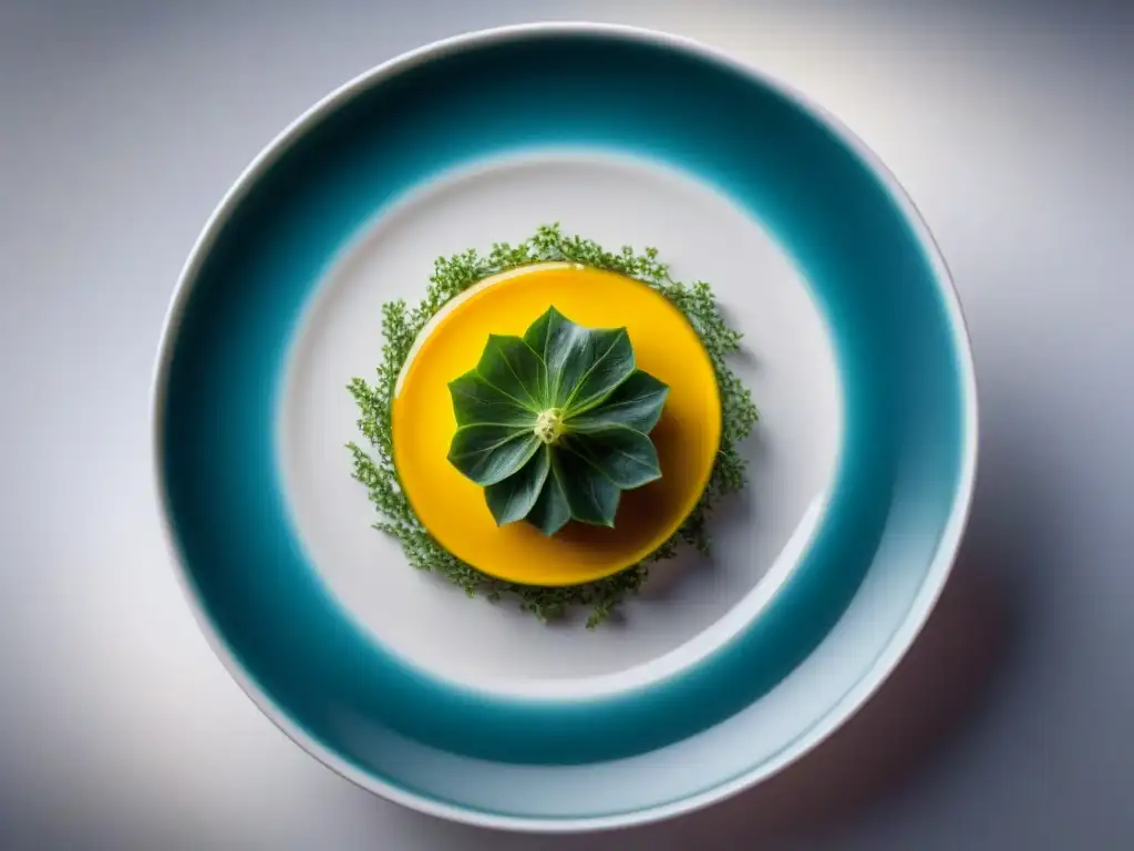 Una obra maestra culinaria en un restaurante con estrella Michelin en Italia, deslumbrante y sofisticada