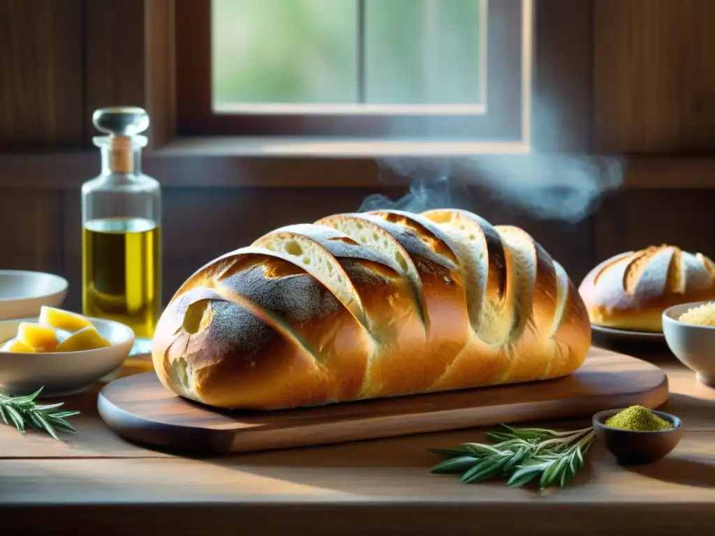 Degustación privada de panes italianos con sabores únicos, bañados por la cálida luz matutina