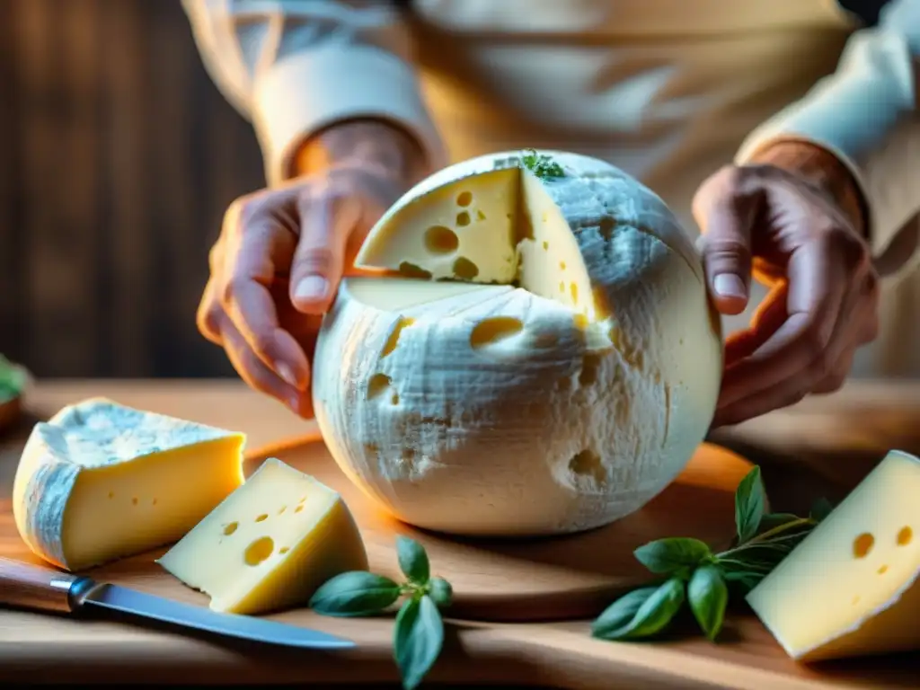 Preparando queso fresco italiano en casa con amor y tradición