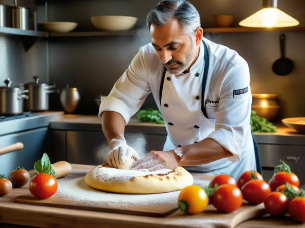 Renacimiento de la cocina napolitana: Antonino amasa con pasión la masa de pizza en Nápoles