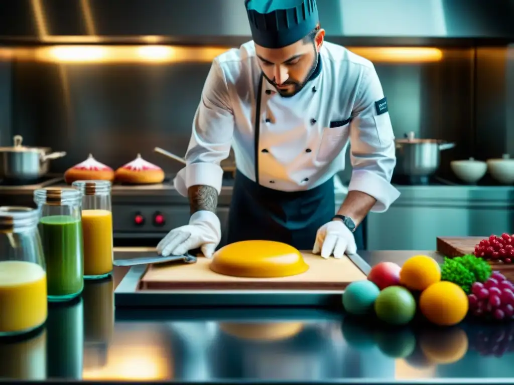 Un repostero habilidoso reinventa dulces italianos tradicionales en una cocina moderna