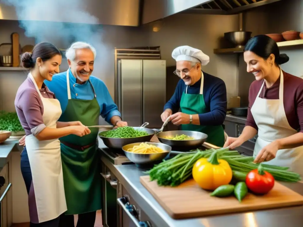 Unidos en la cocina italiana tradicional: Proyectos comunitarios cocina italiana tradicional