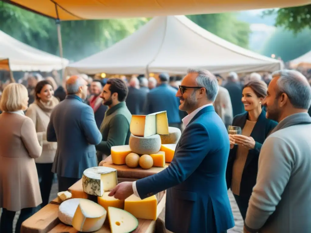 Un vibrante festival de queso en Italia con variedad de quesos y festivales queseros tradicionales en Italia