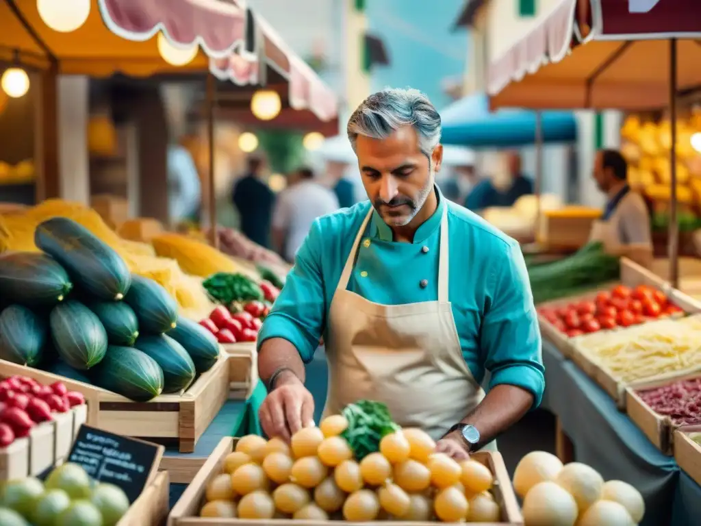 Un vibrante mercado italiano con cambios en gustos gastronomía italiana